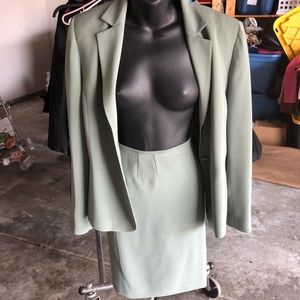 Kasper green suit